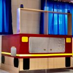 Das Highlight: Unsere Feuerwehrtoilette!